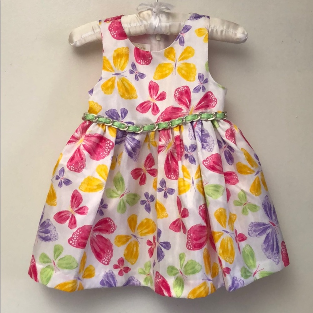 American Princess White Girl Dress. Size 24M.